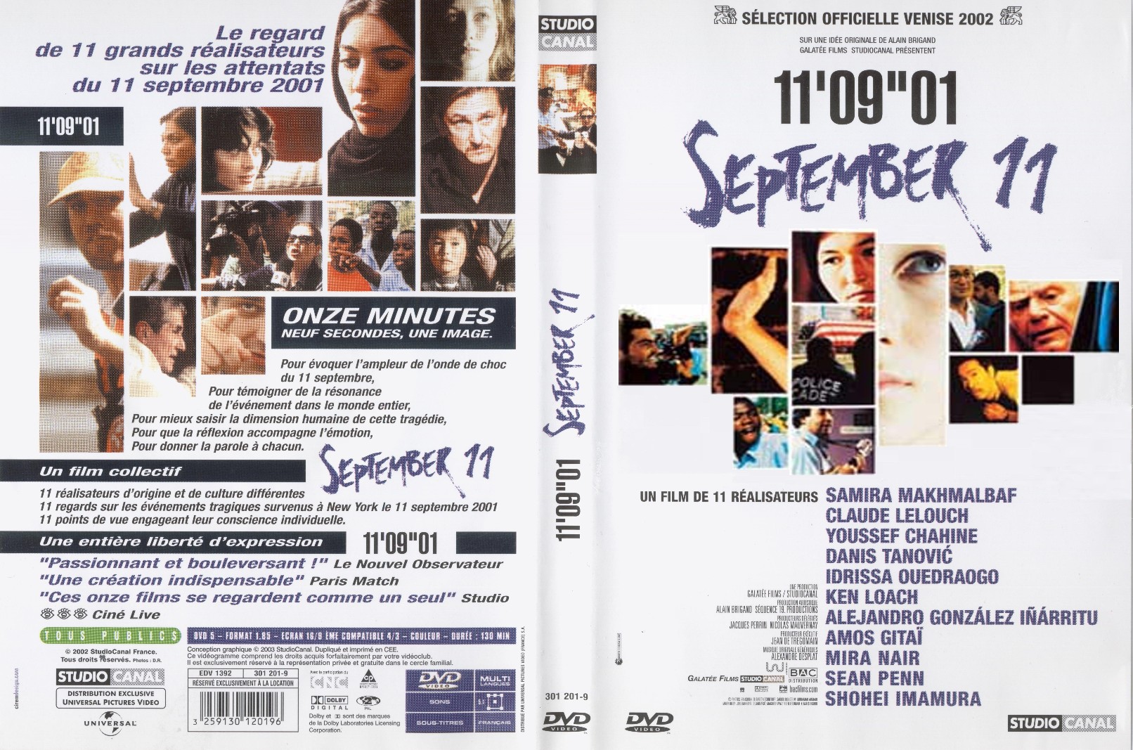 Jaquette DVD 110901 september 11