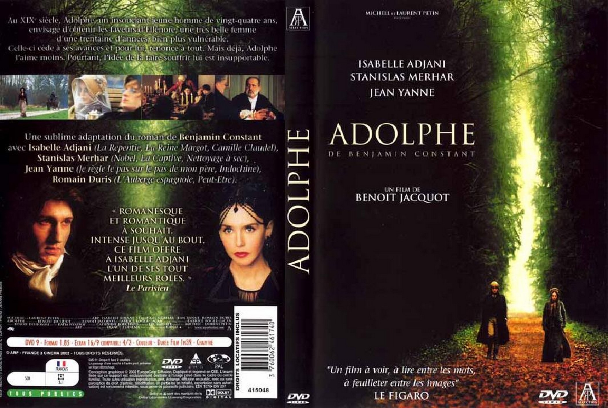 Jaquette DVD Adolphe