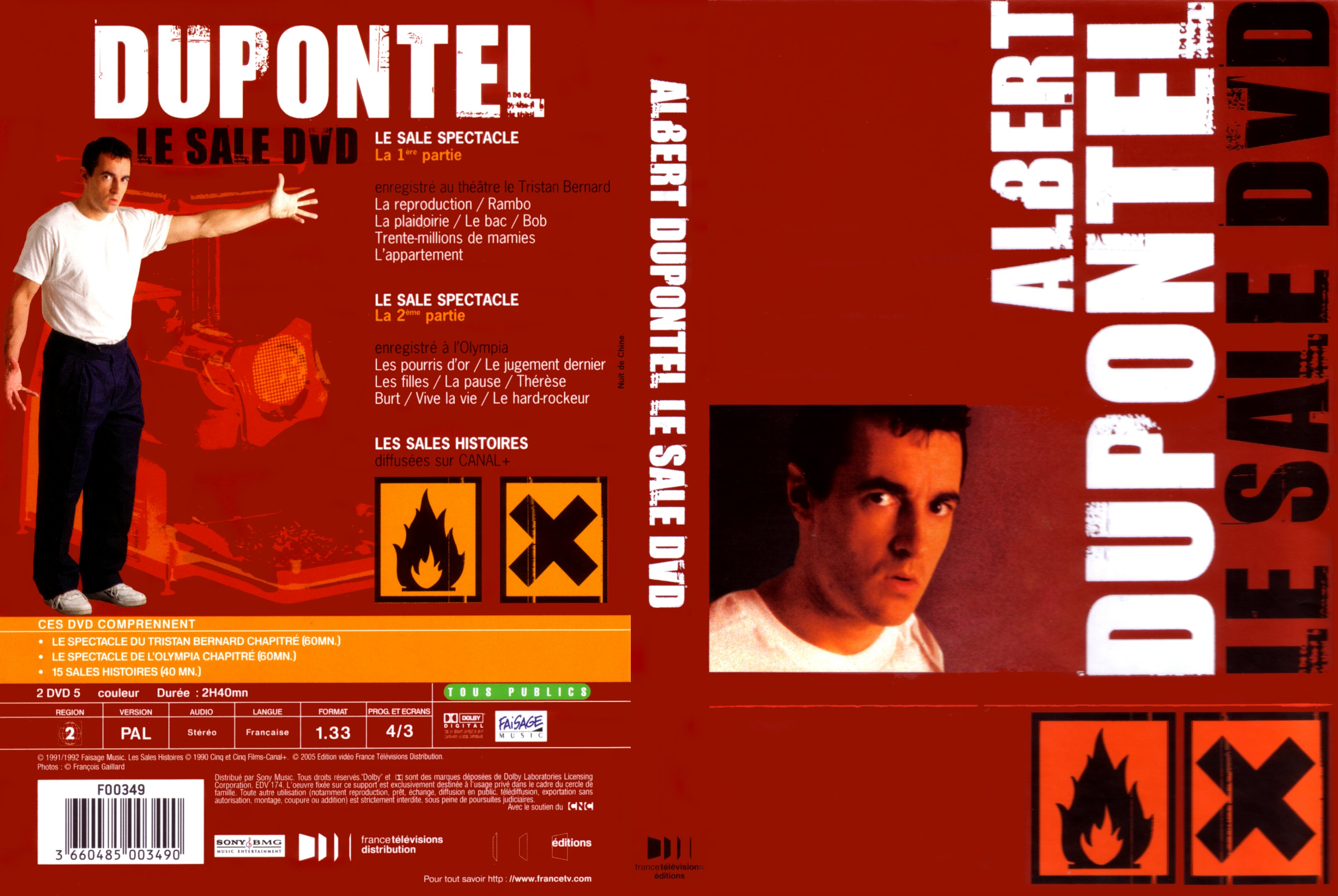 Jaquette DVD Albert Dupontel - Le sale DVD