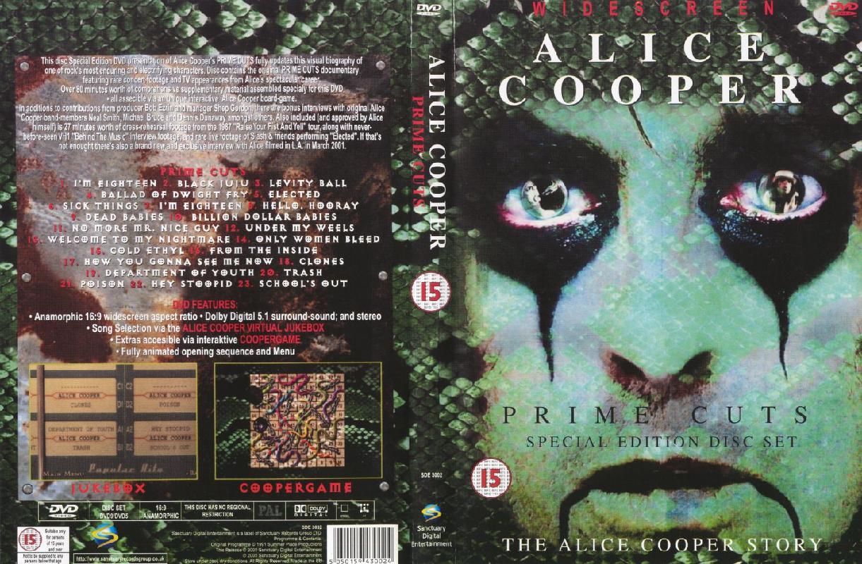 Jaquette DVD Alice Cooper Prime Cuts