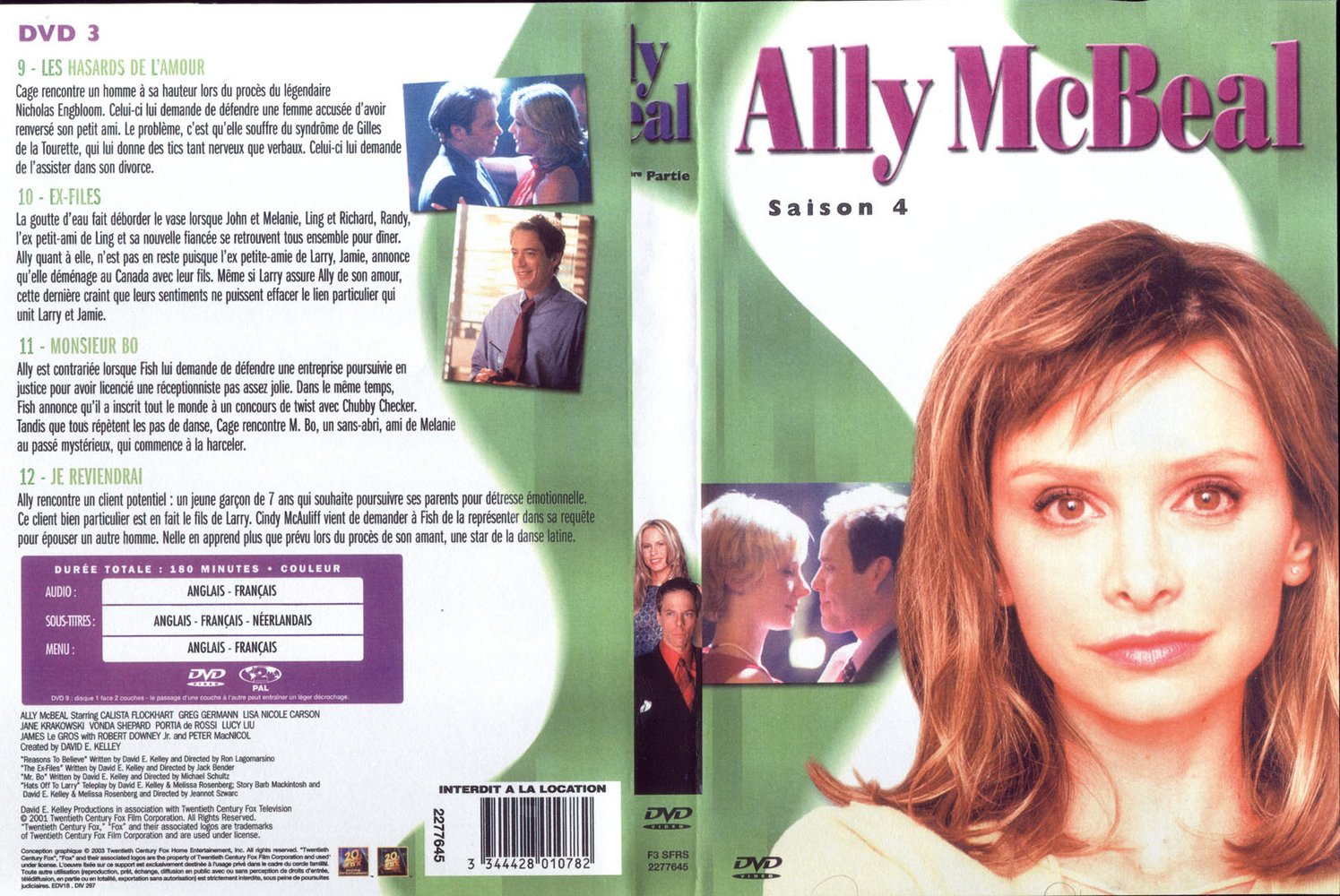 Jaquette DVD Ally McBeal saison 4 dvd 3
