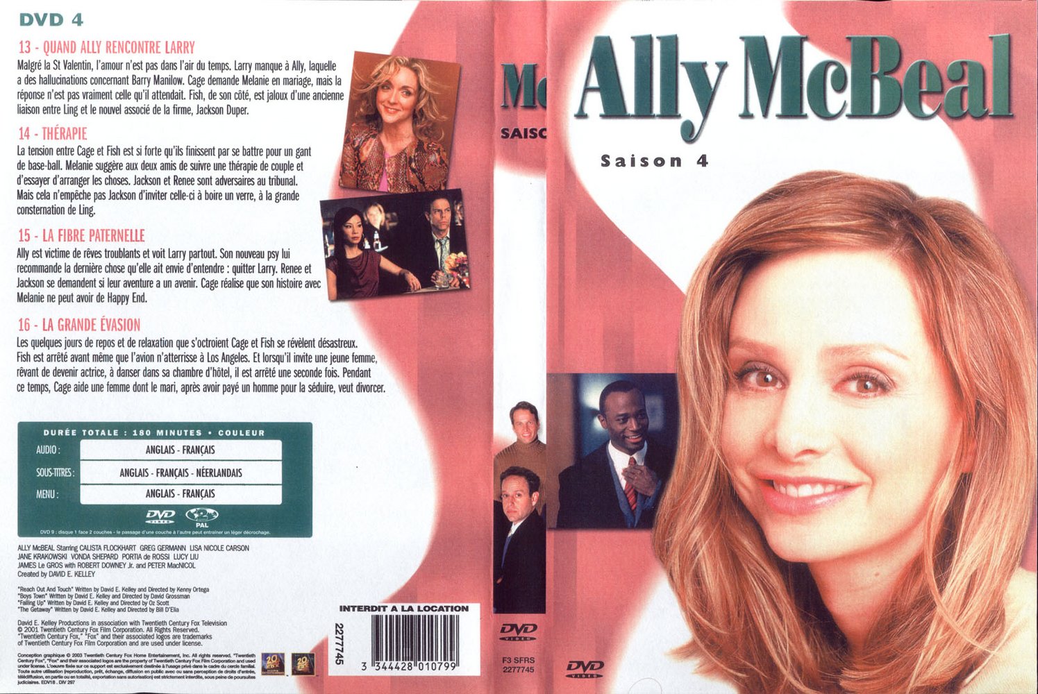 Jaquette DVD Ally McBeal saison 4 dvd 4