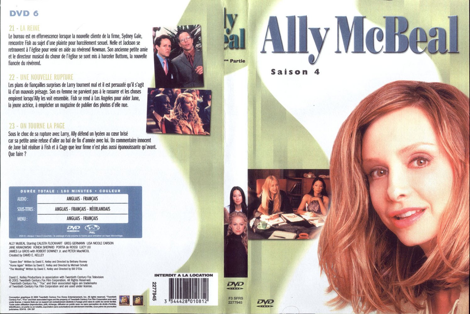 Jaquette DVD Ally McBeal saison 4 dvd 6