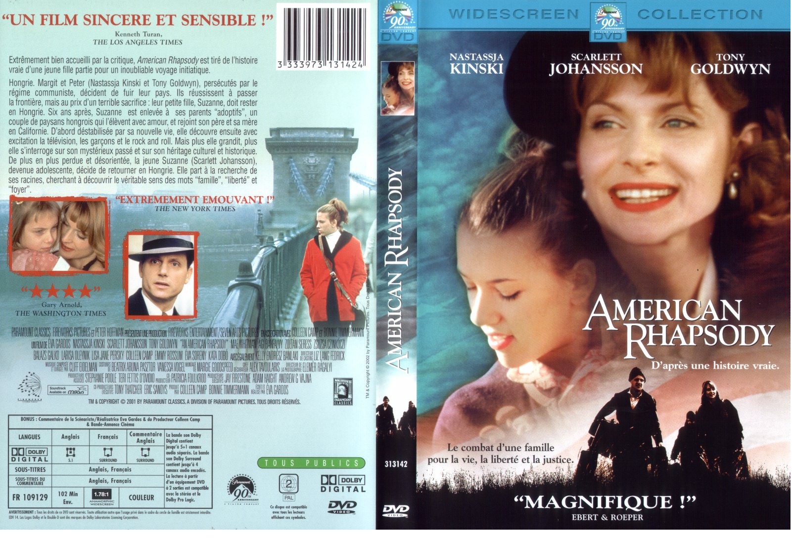 Jaquette DVD American Rhapsody