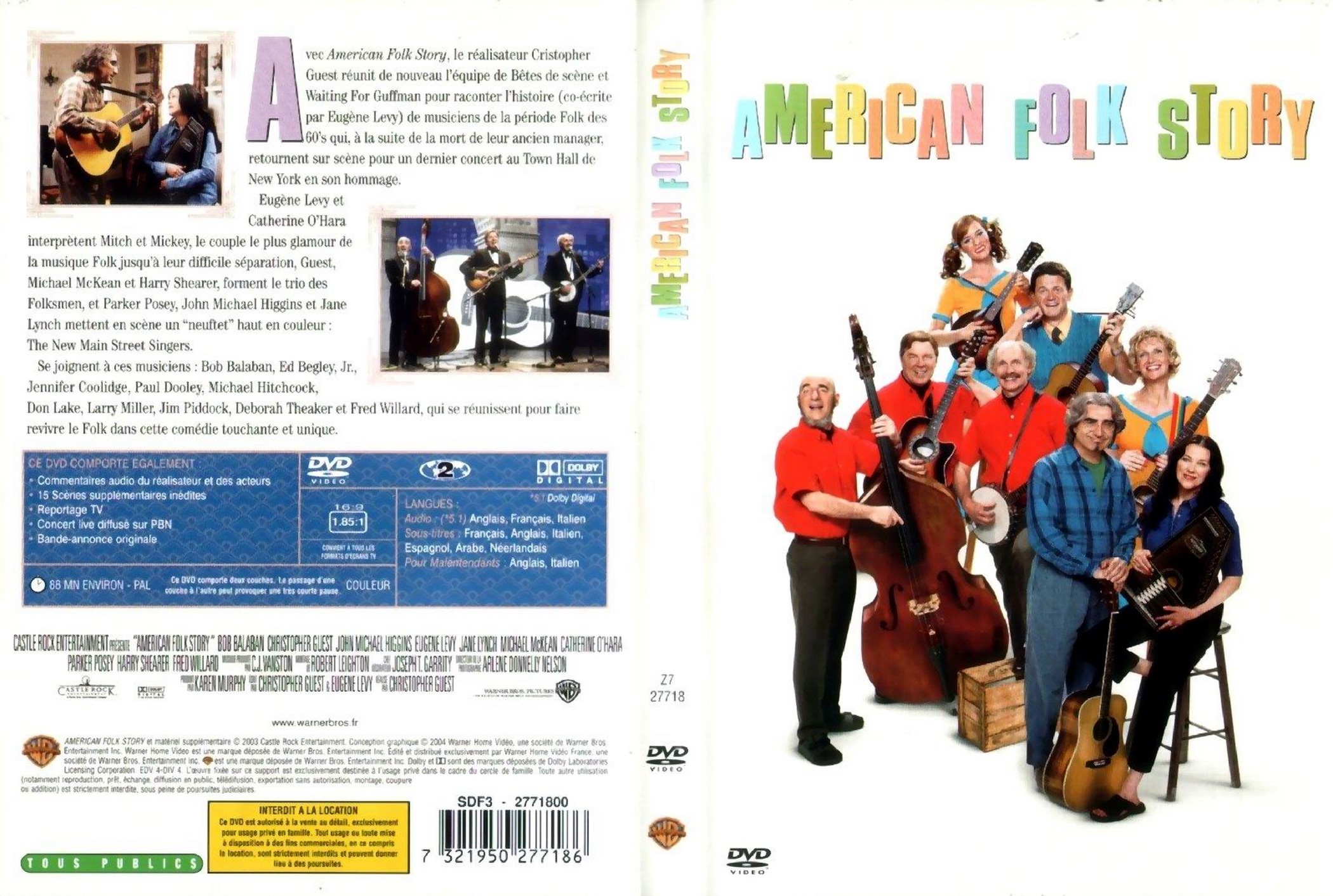 Jaquette DVD American folk story