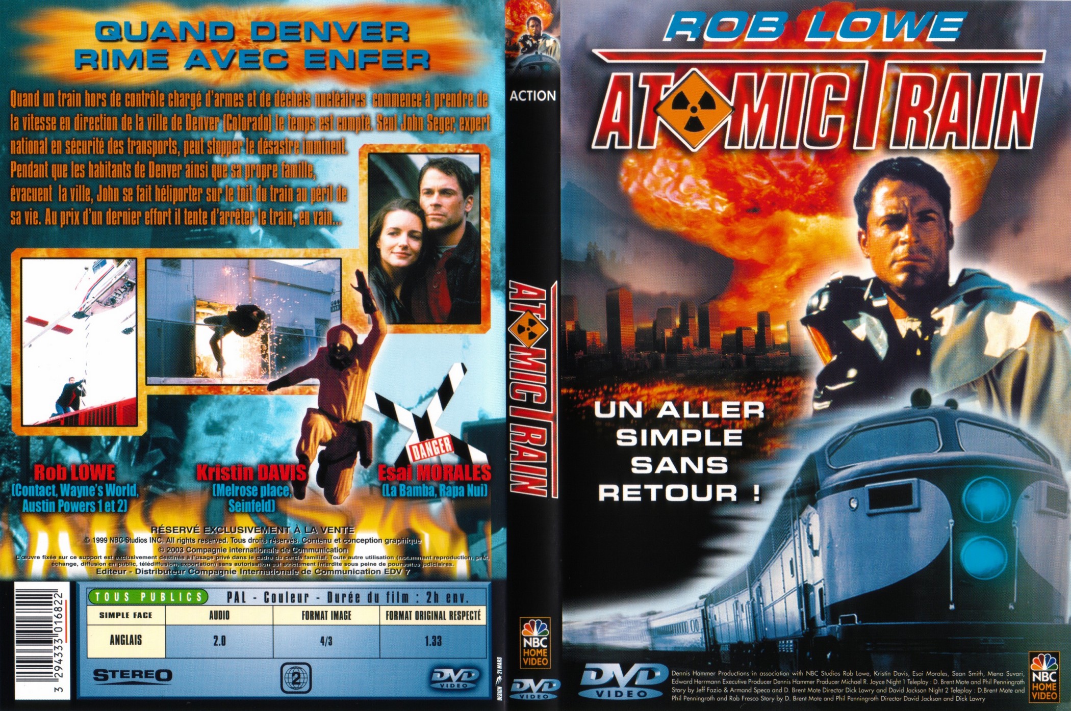 Jaquette DVD Atomic train