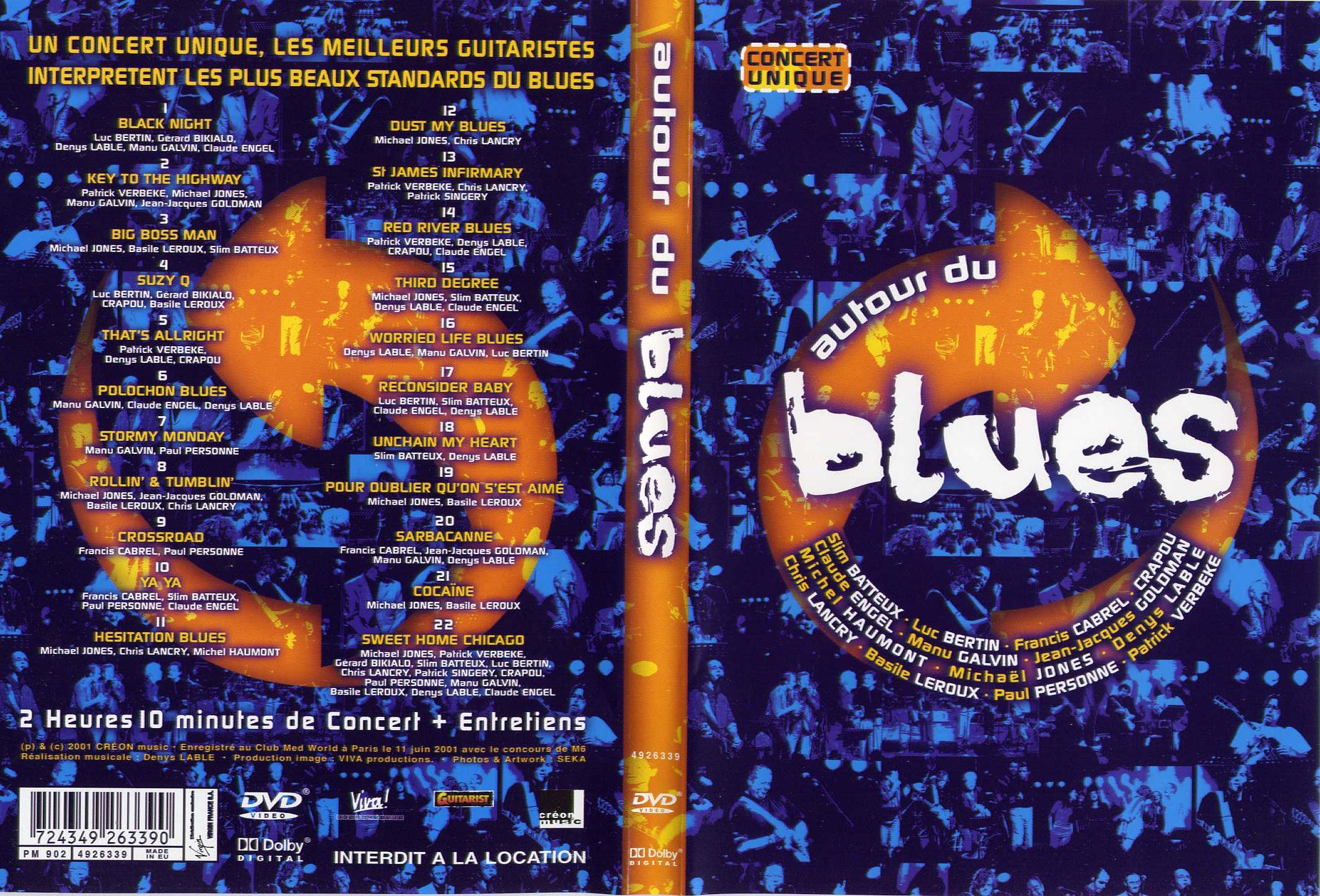 Jaquette DVD Autour du blues 1