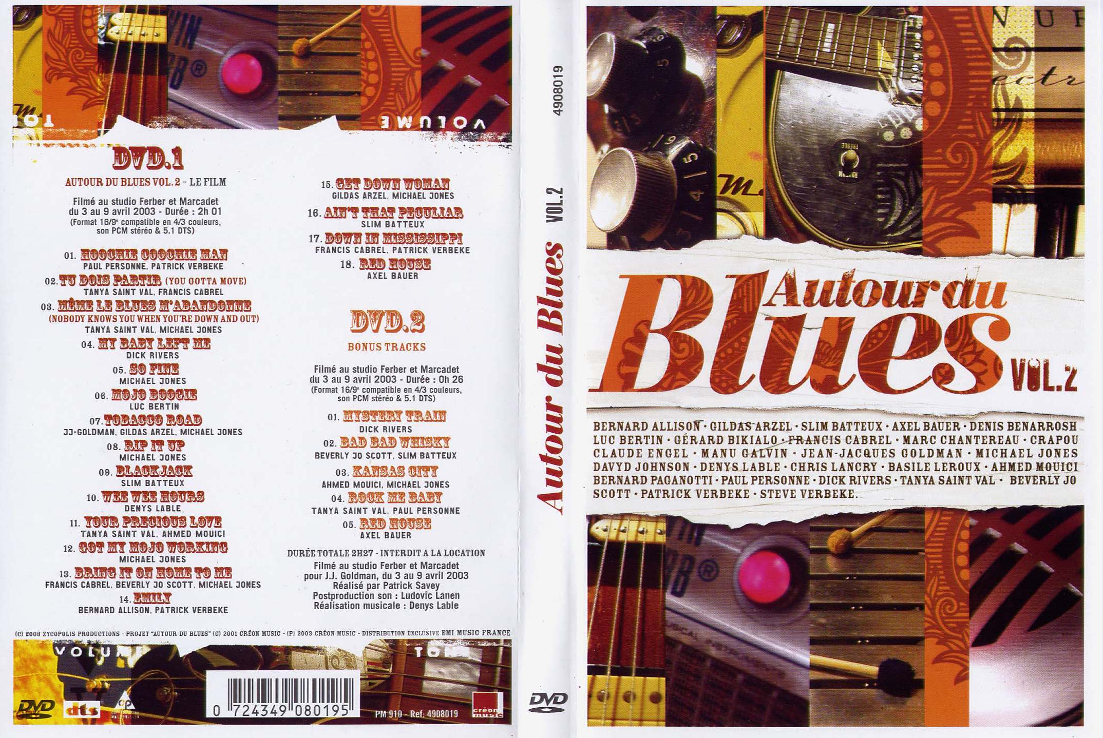 Jaquette DVD Autour du blues 2