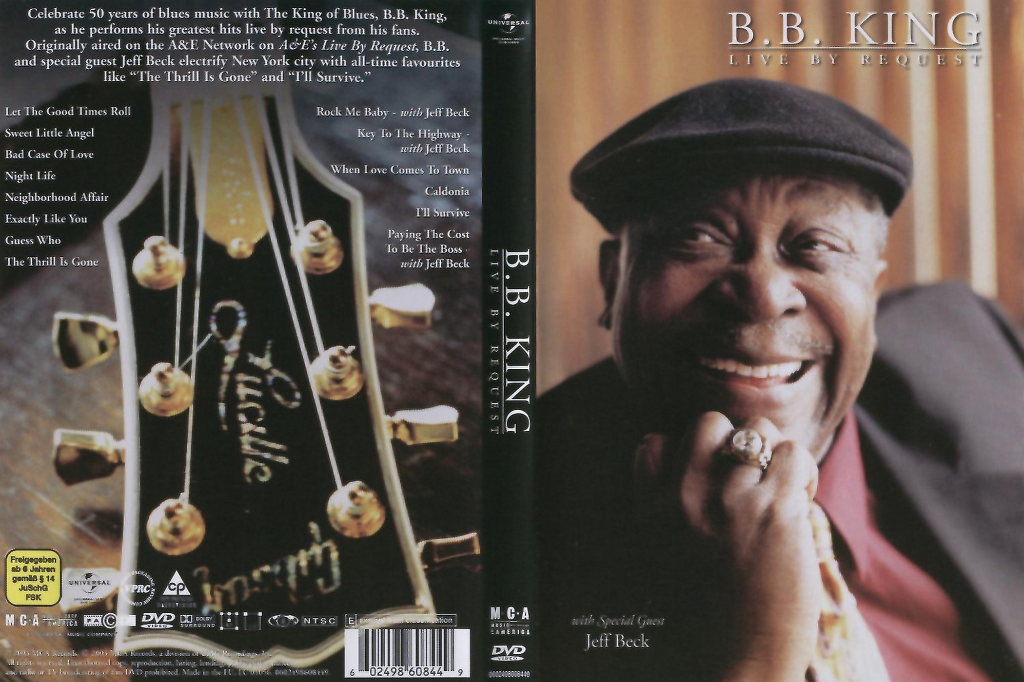 Jaquette DVD B.B king - Live by Request