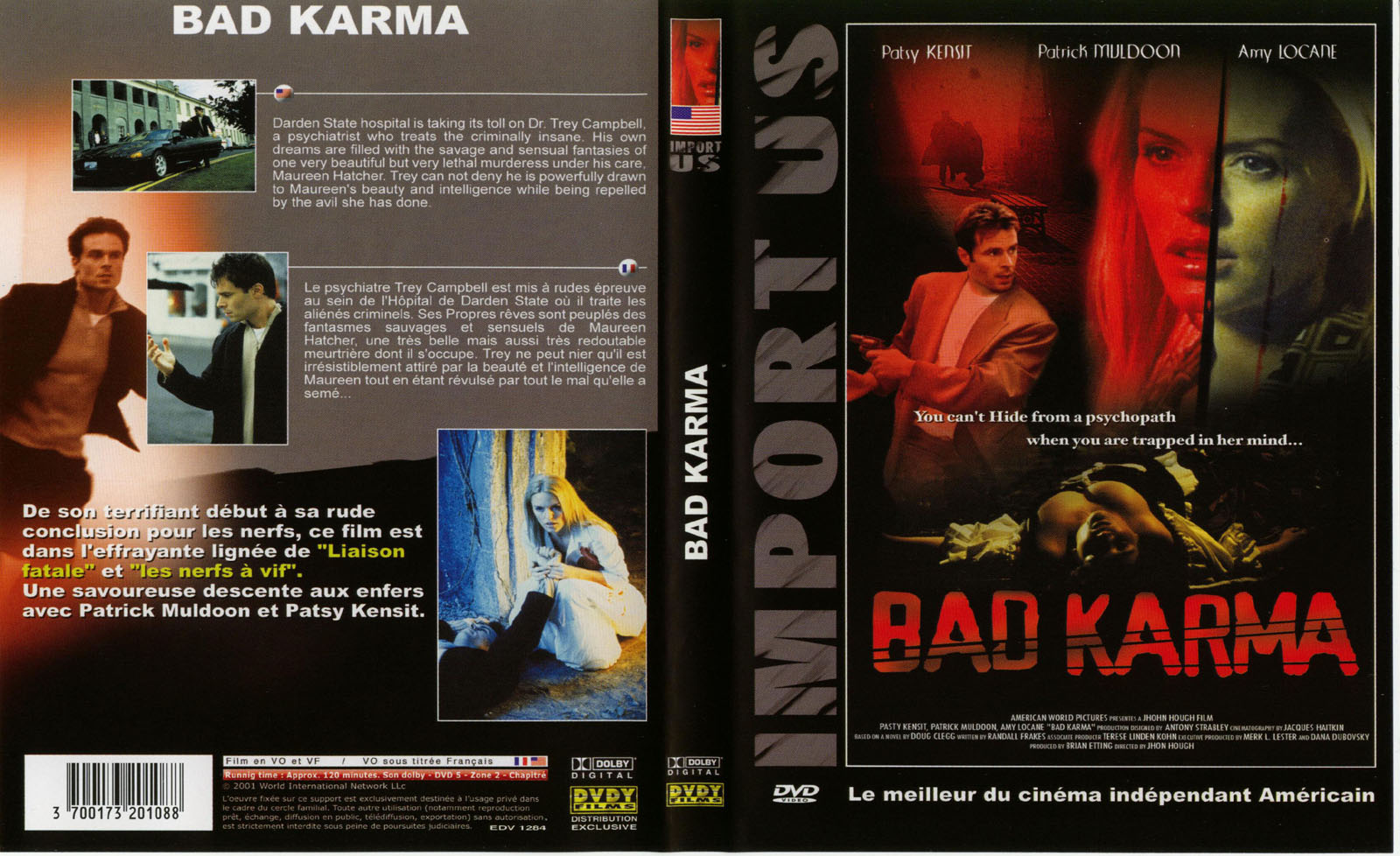 Jaquette DVD Bad karma