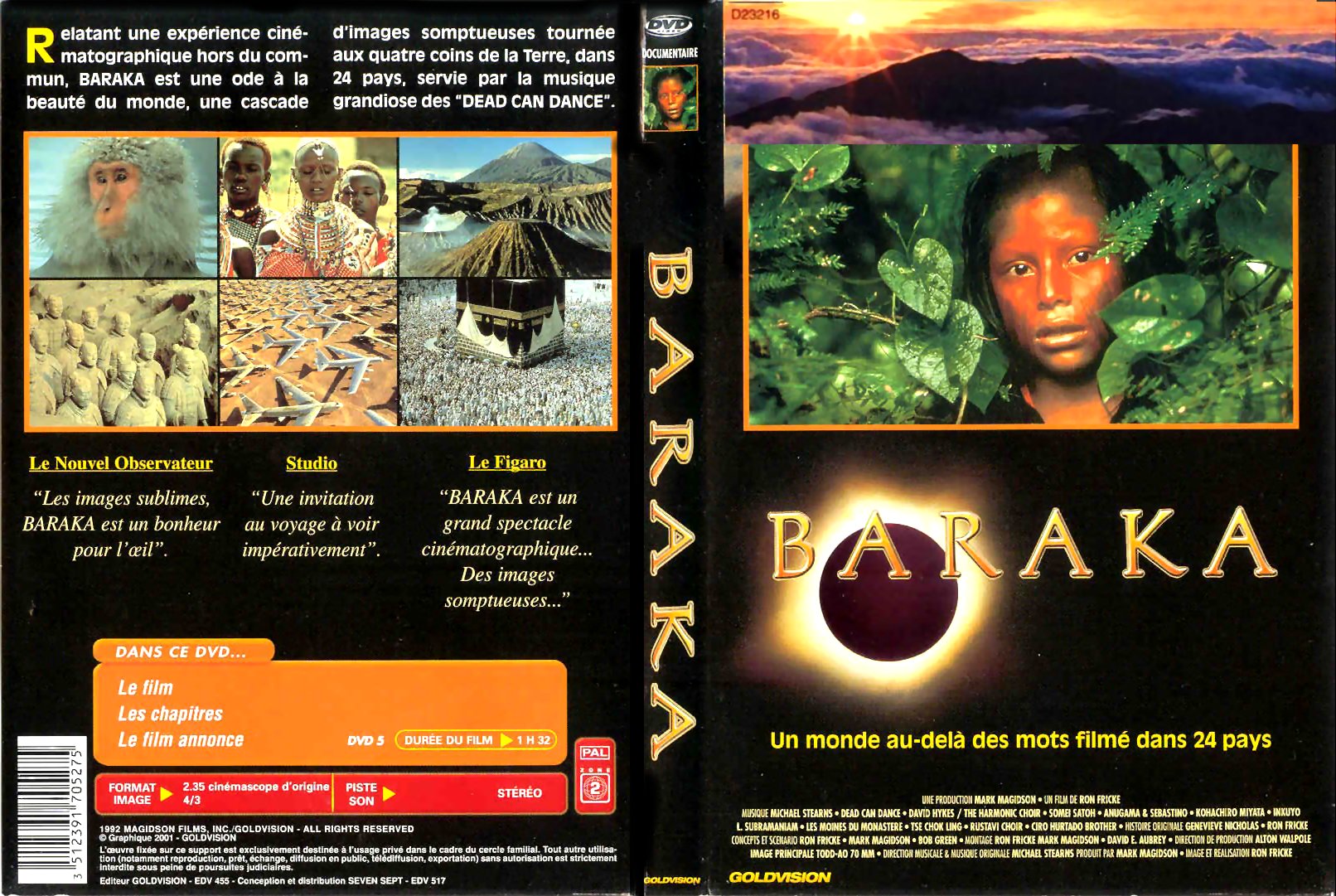 Jaquette DVD Baraka