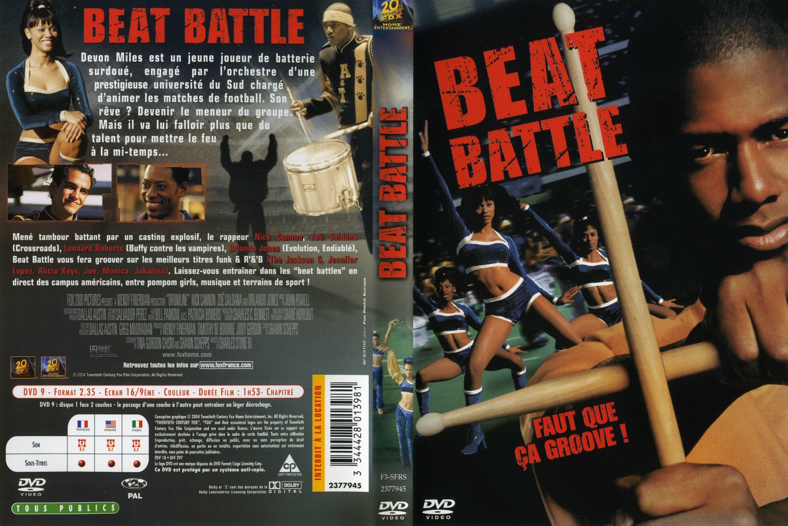 Jaquette DVD Beat battle