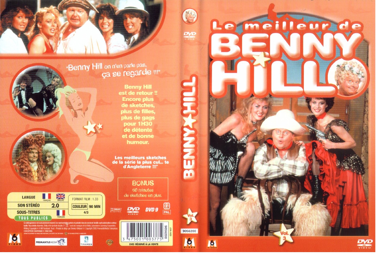 Jaquette DVD Benny Hill - Le meilleur de Benny Hill vol 3