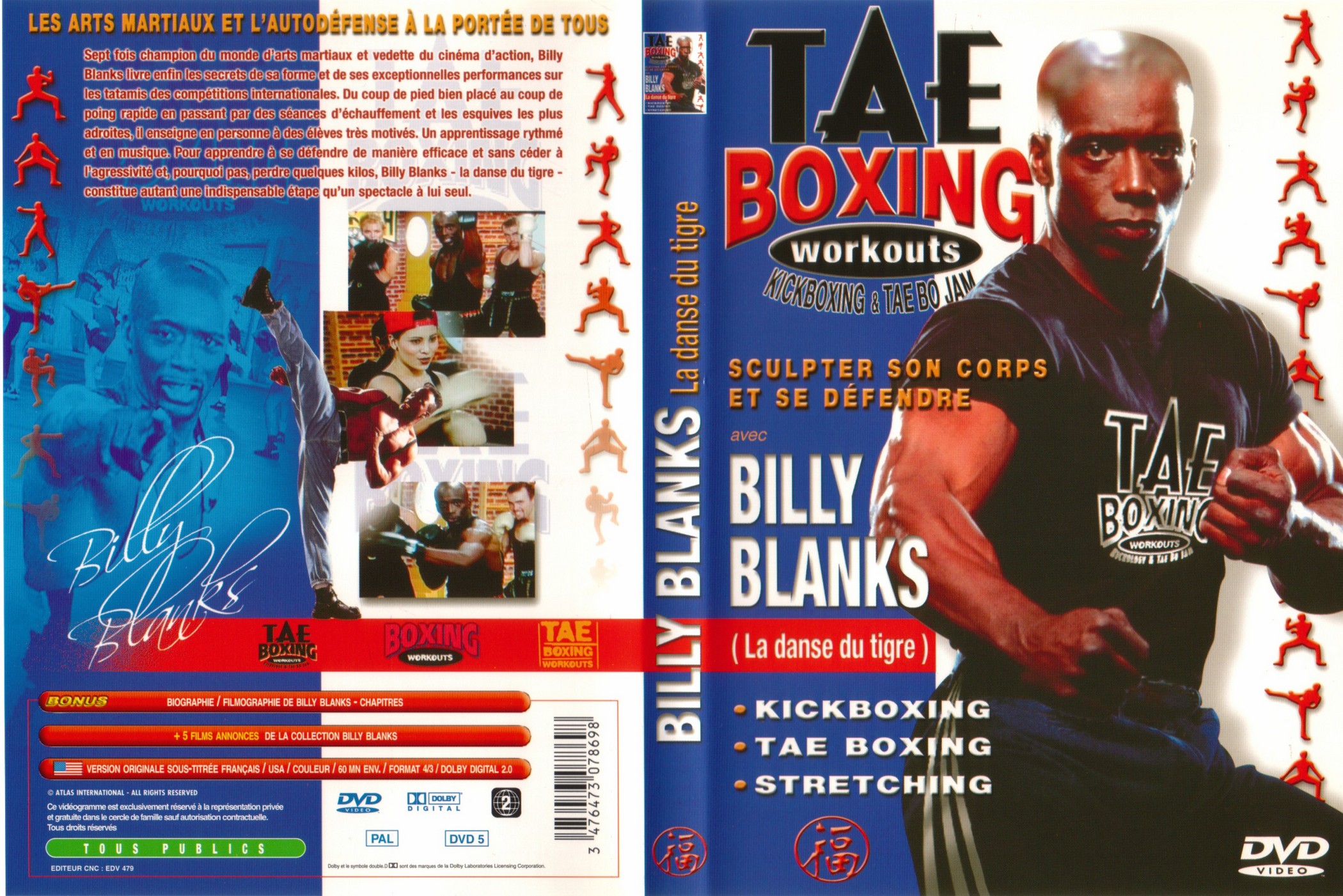 Jaquette DVD Billy Blanks la danse du tigre