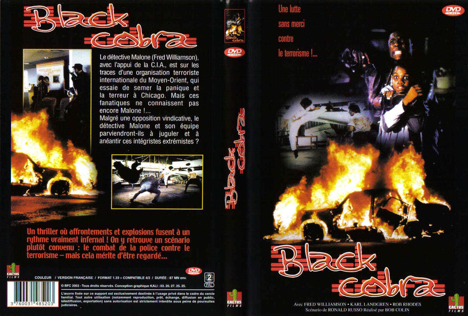Jaquette DVD Black cobra