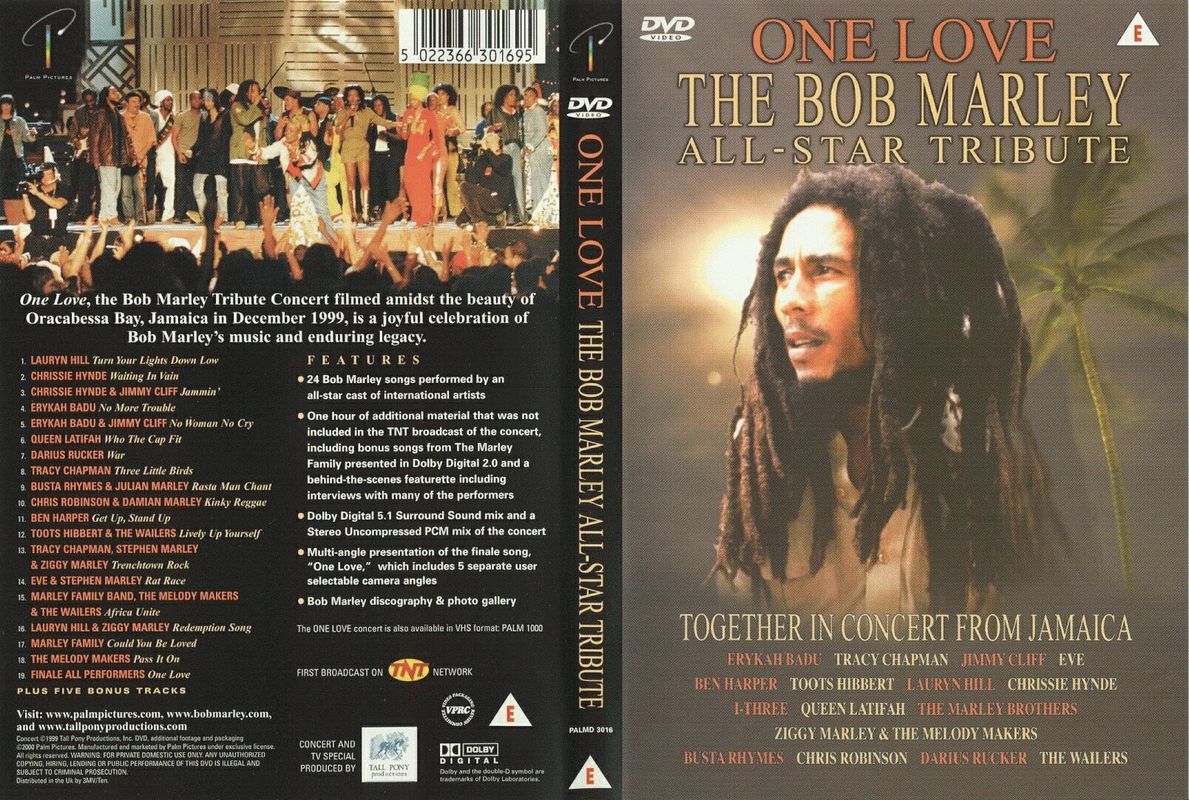 Jaquette DVD Bob Marley One Love