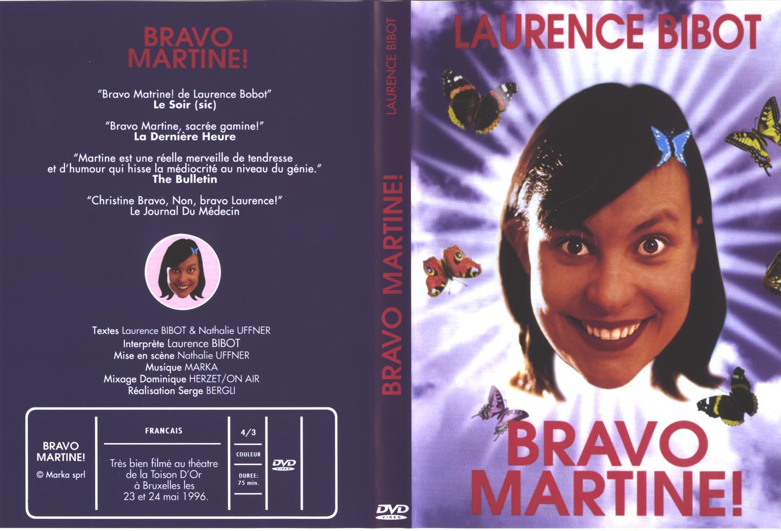 Jaquette DVD Bravo Martine