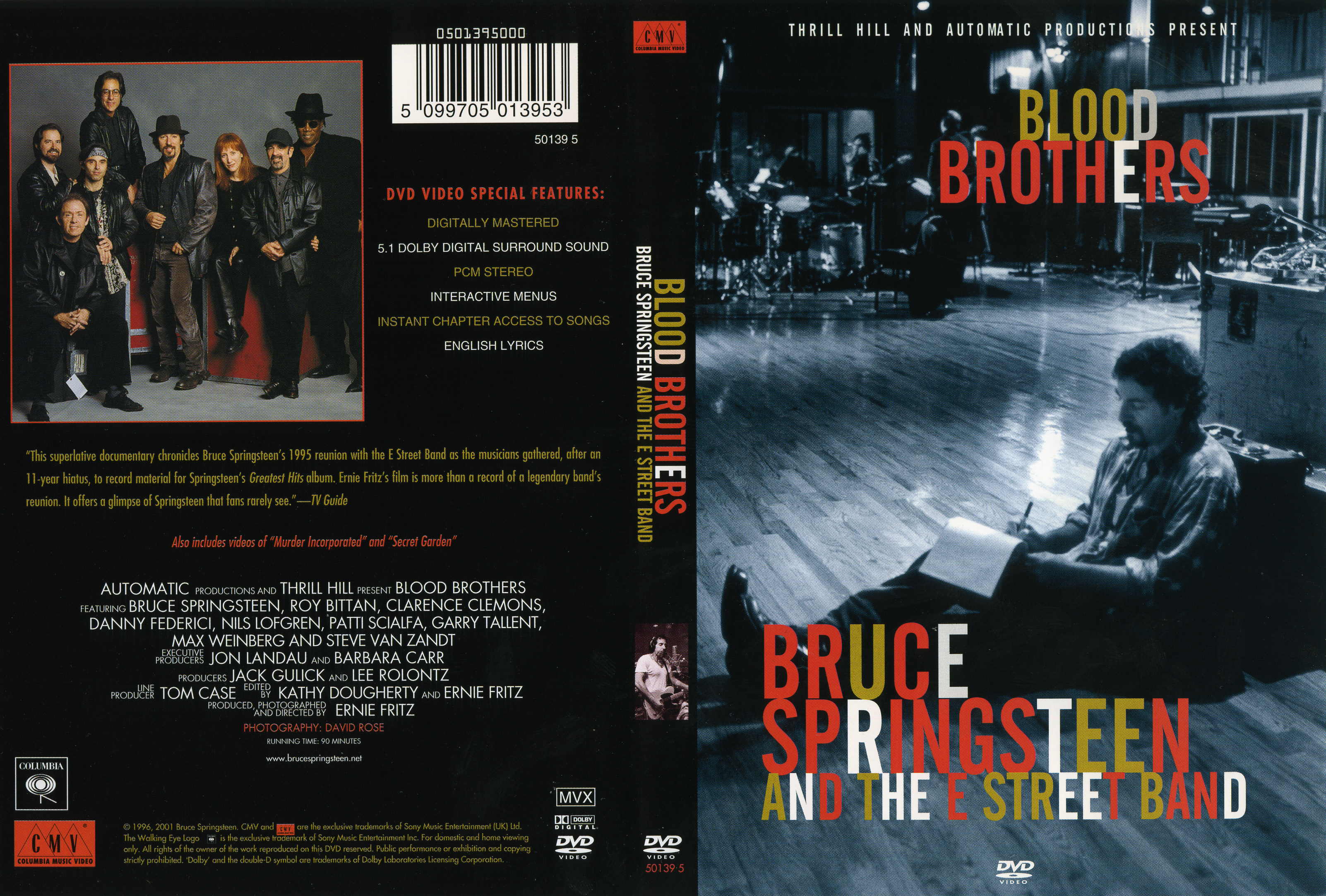 Jaquette DVD Bruce Springsteen and the Street Band