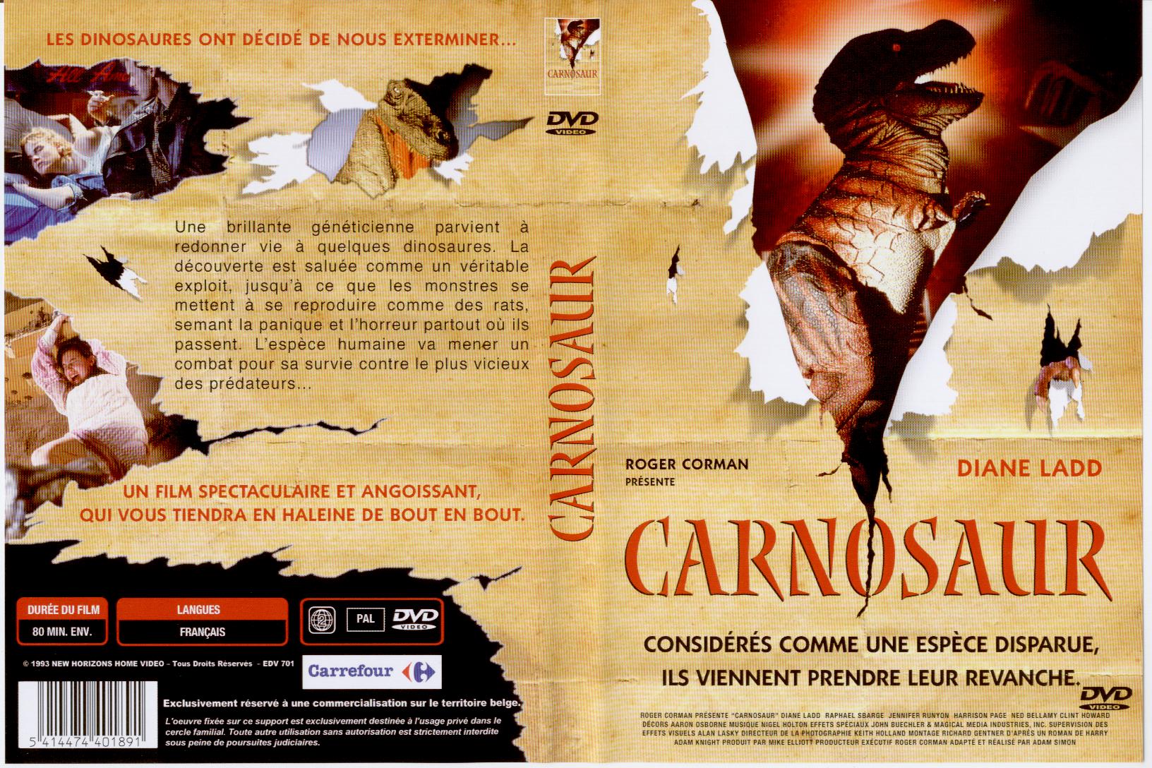 Jaquette DVD Carnosaur
