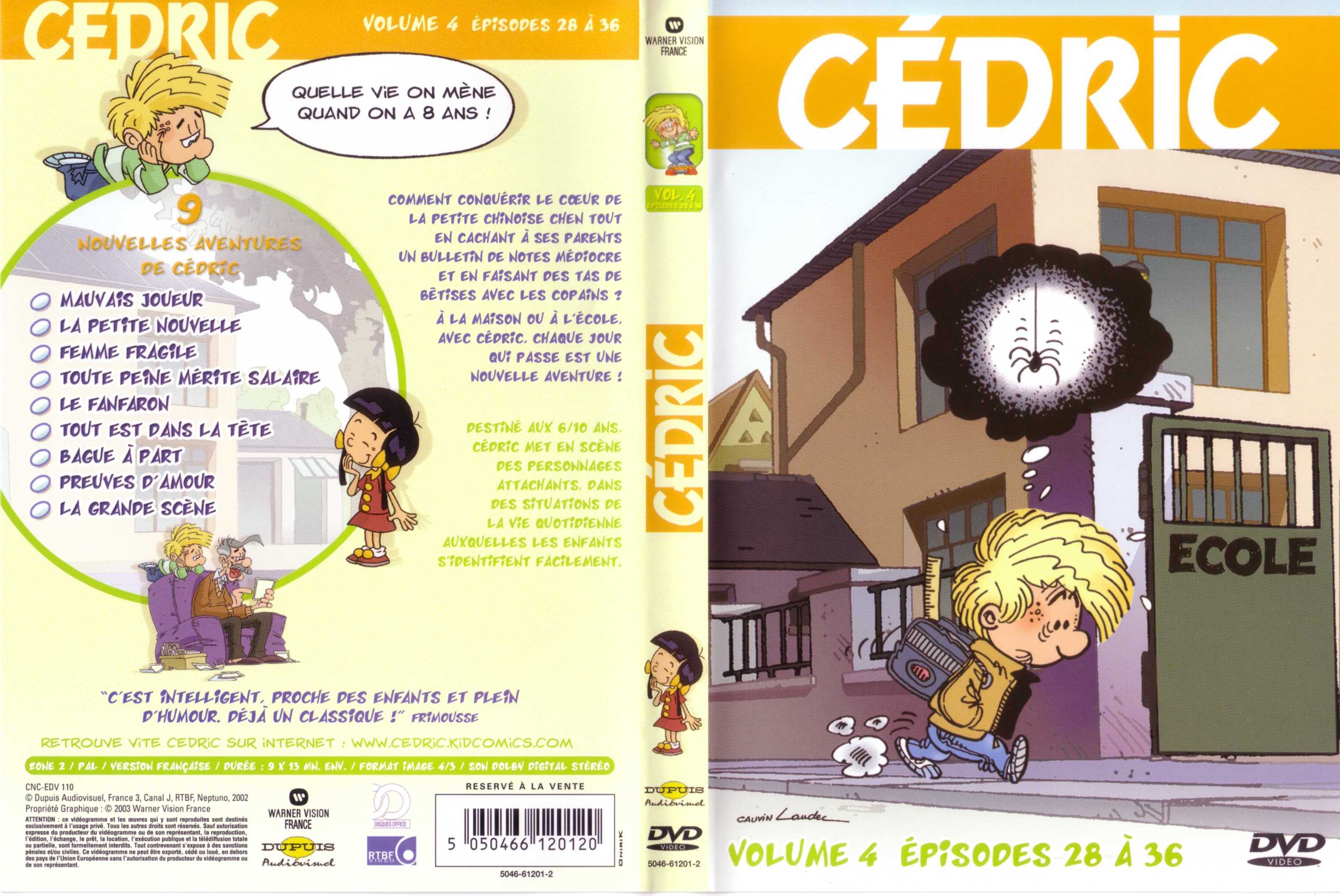 Jaquette DVD Cdric vol 4