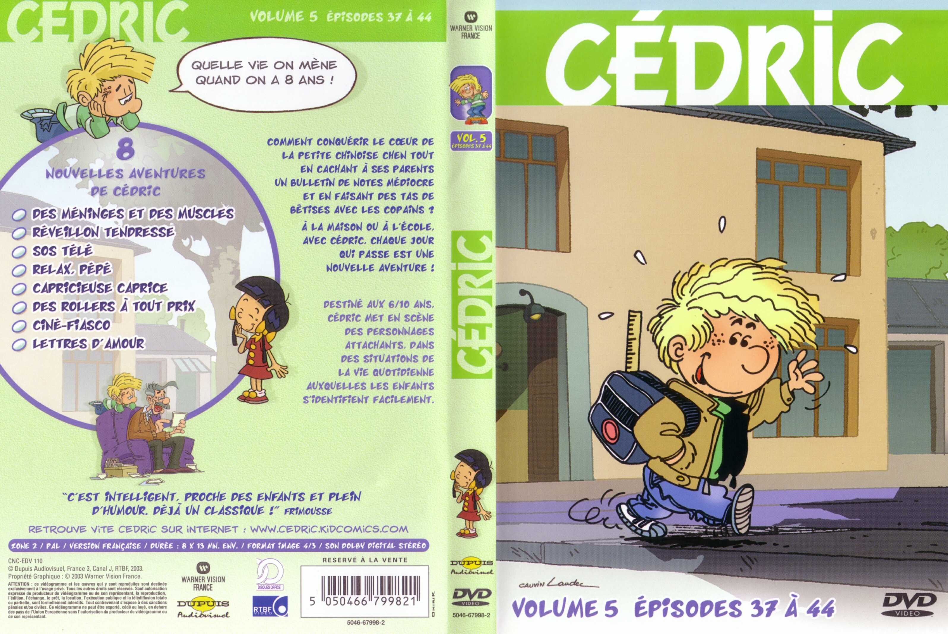 Jaquette DVD Cdric vol 5