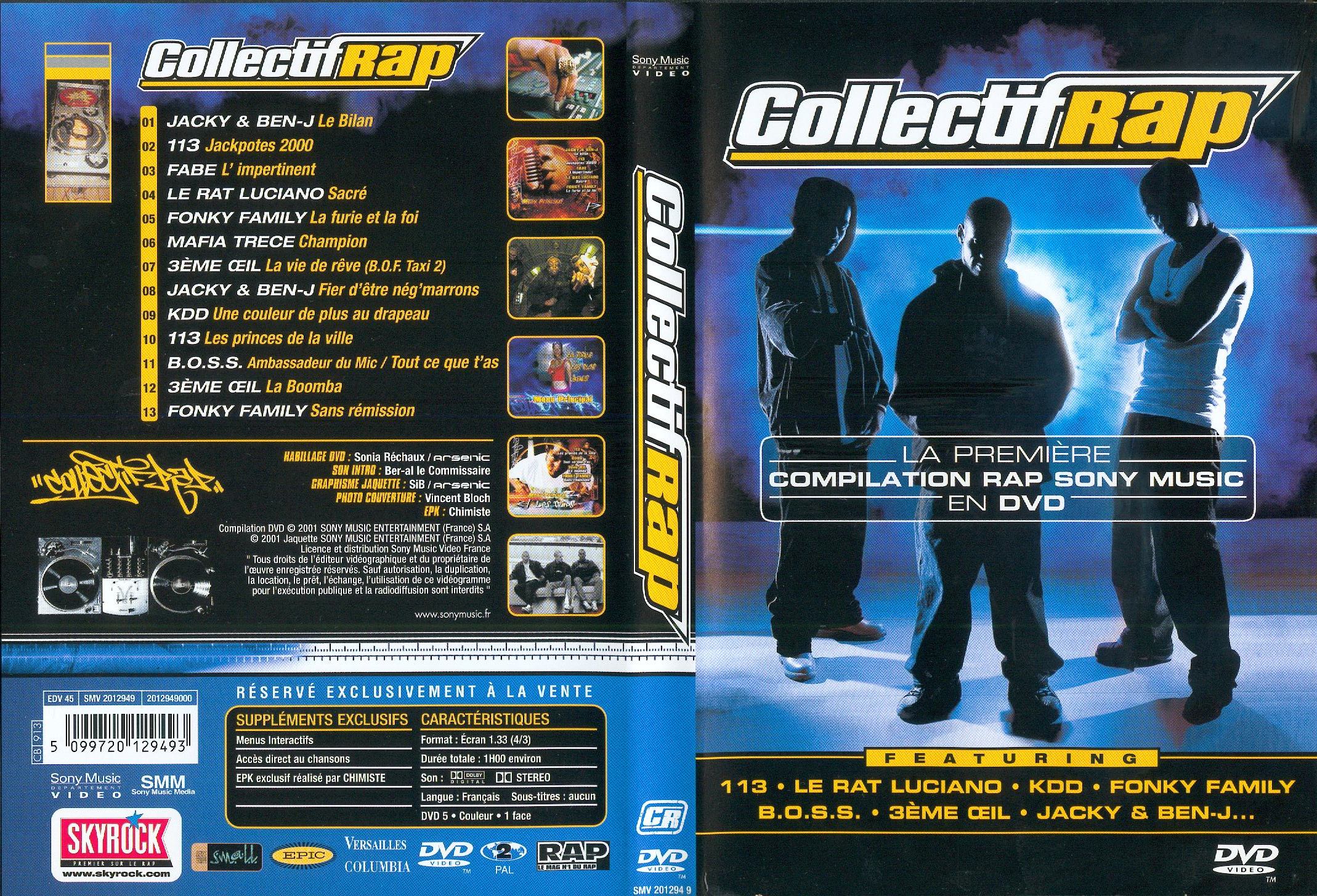 Jaquette DVD Collectif Rap