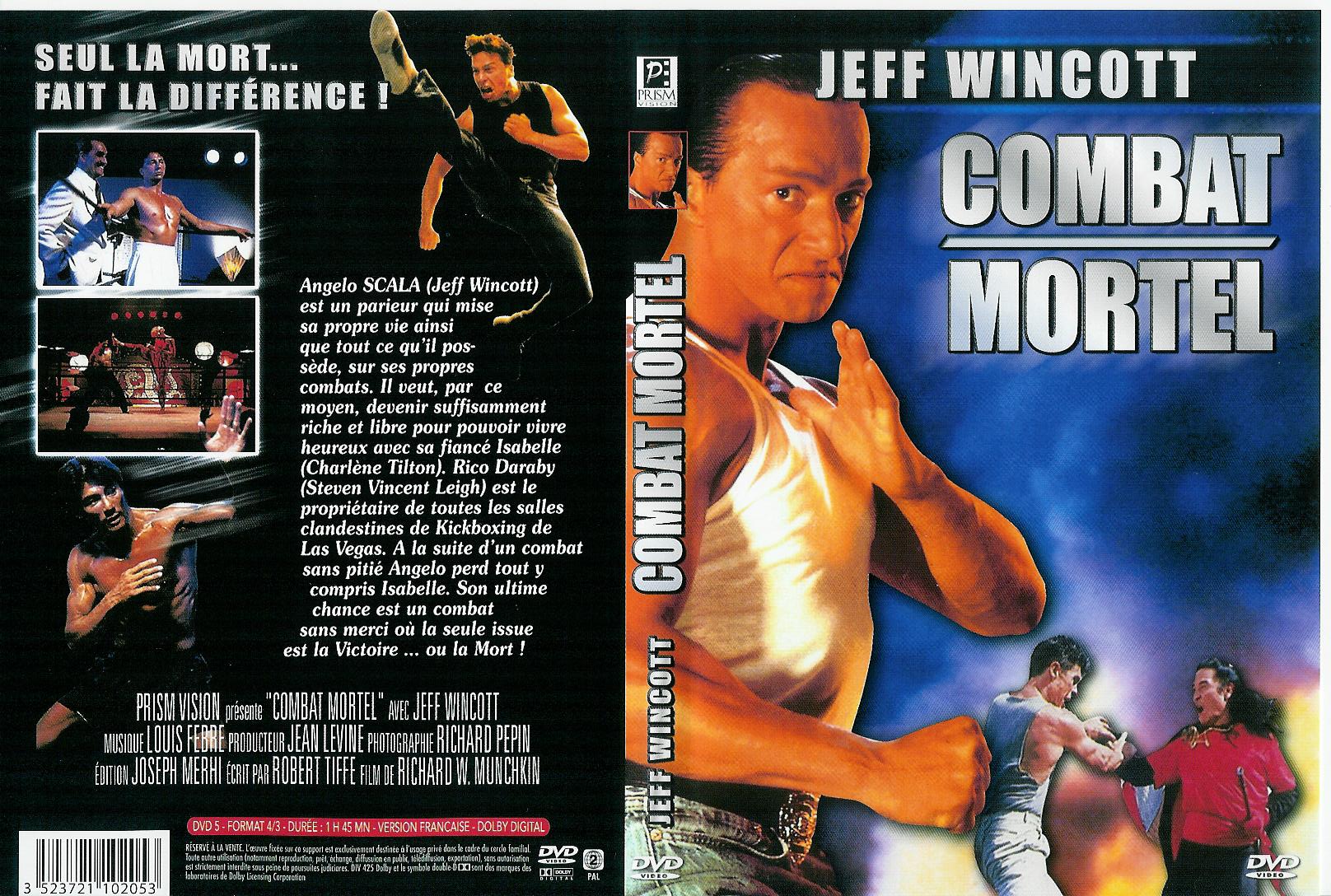 Jaquette DVD Combat mortel