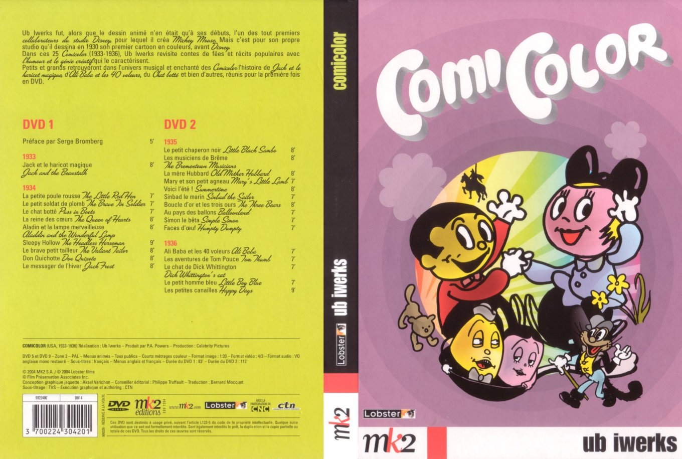 Jaquette DVD Comi Color