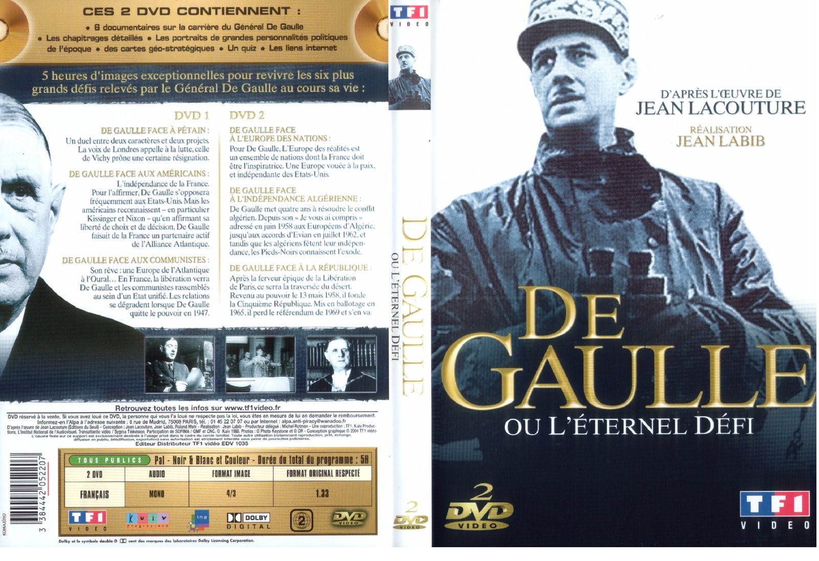 Jaquette DVD De Gaulle