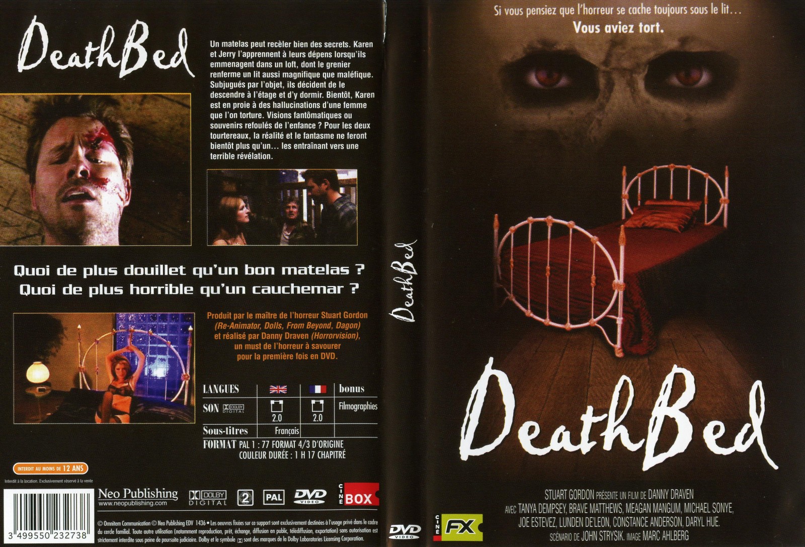 Jaquette DVD Deathbed