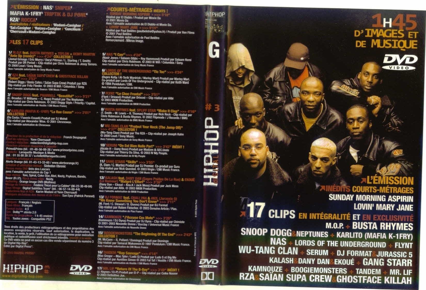 Jaquette DVD Digital hip hop vol 3