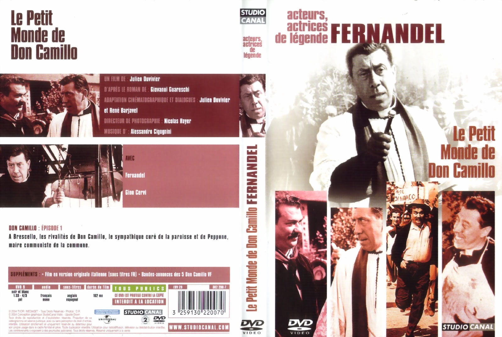 Jaquette DVD Don Camillo - Le Petit Monde de Don Camillo v2