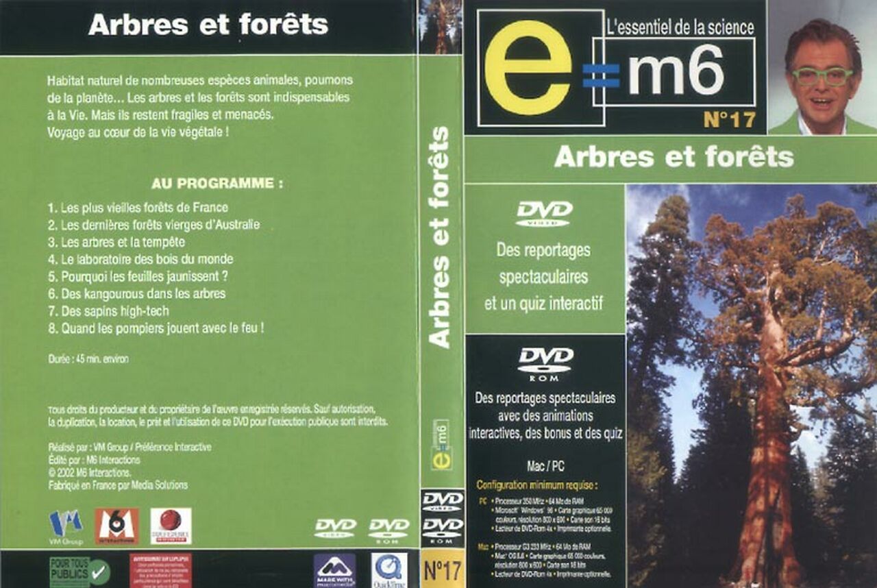Jaquette DVD E=M6 - Arbres et Forets