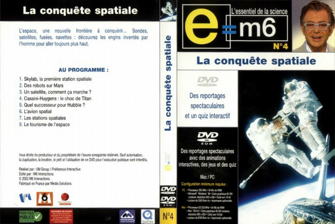 Jaquette DVD E=M6 - La conquete spaciale