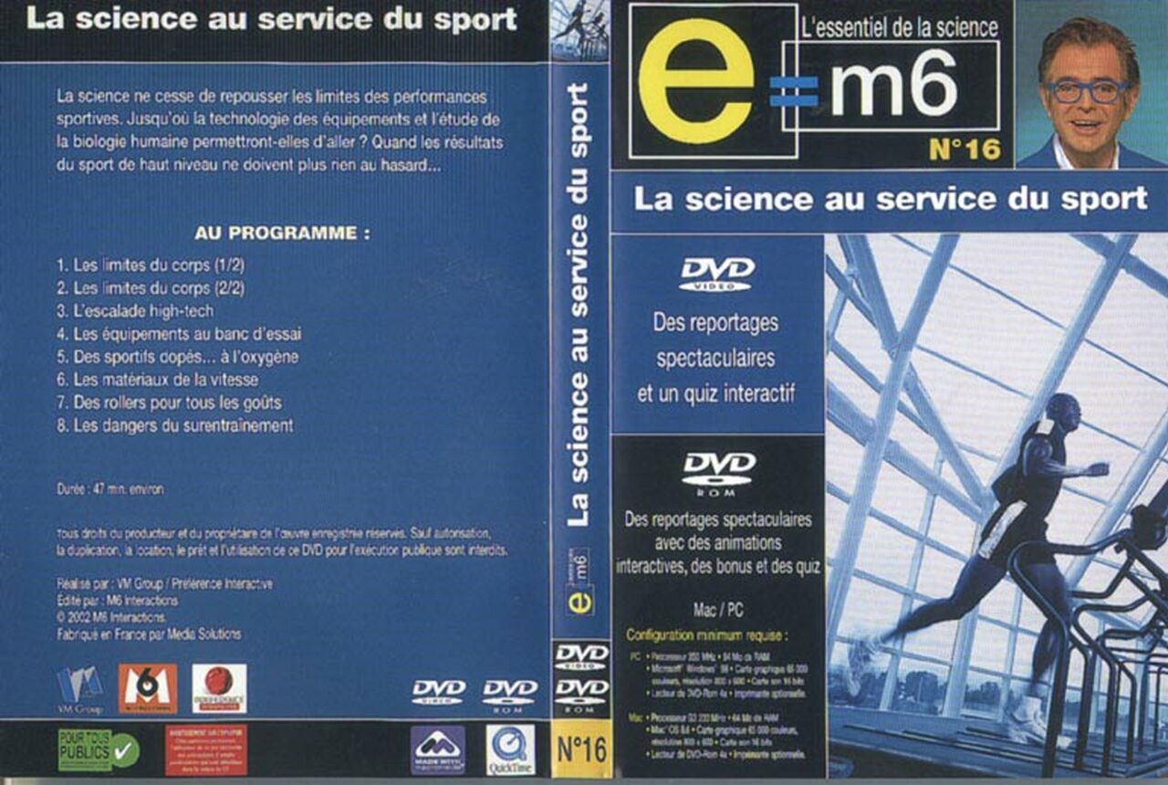 Jaquette DVD E=M6 - La science au service du sport