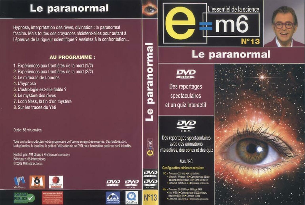 Jaquette DVD E=M6 - Le paranormal