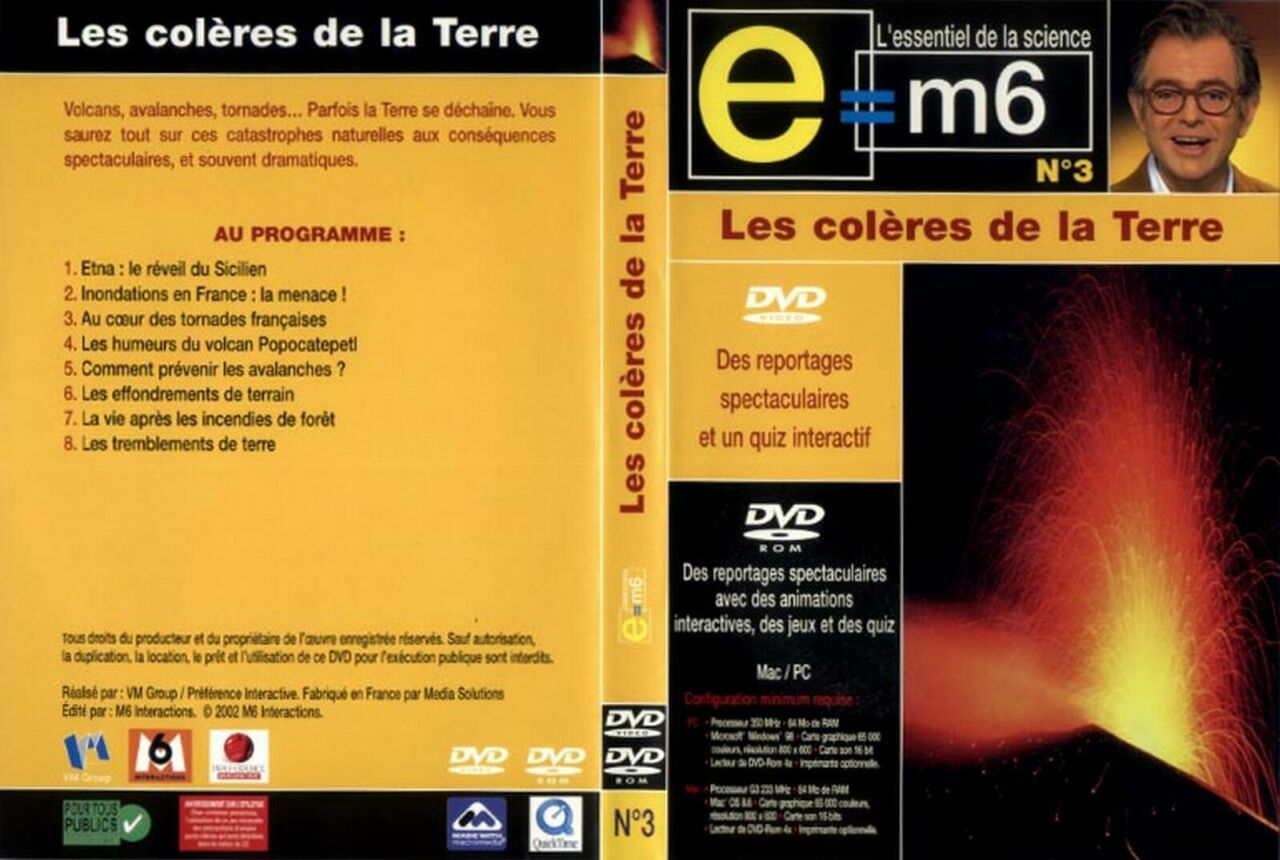 Jaquette DVD E=M6 - Les Colres de la Terre