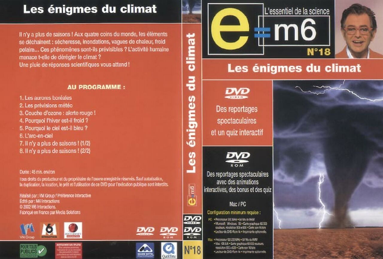 Jaquette DVD E=M6 - Les enigmes du climat