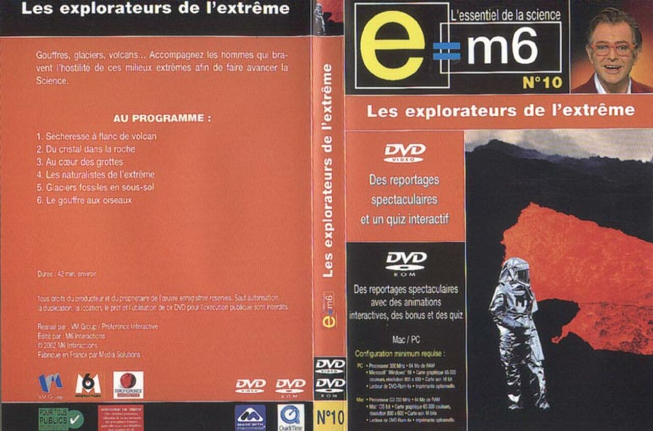 Jaquette DVD E=M6 - Les explorateurs de l