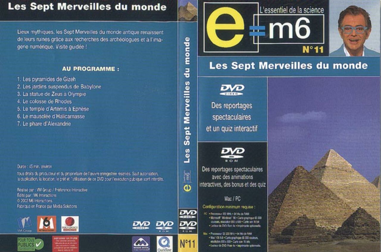 Jaquette DVD E=M6 - Les sept merveilles du monde