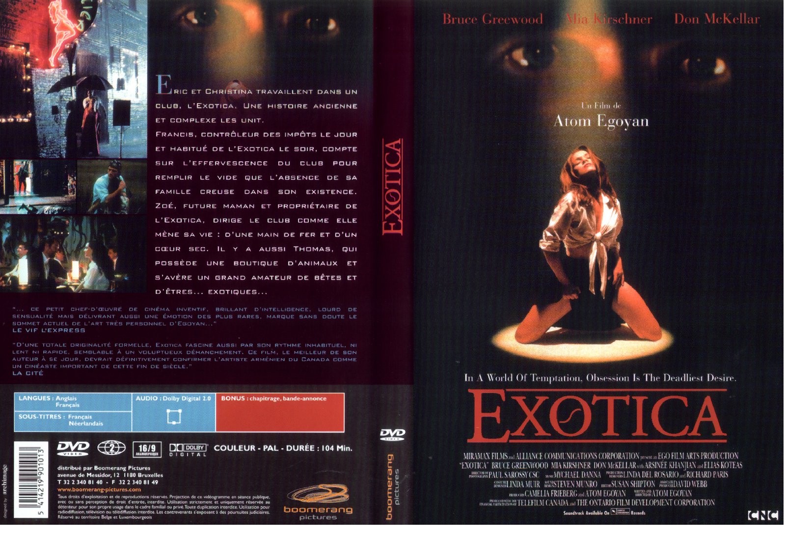 Jaquette DVD Exotica