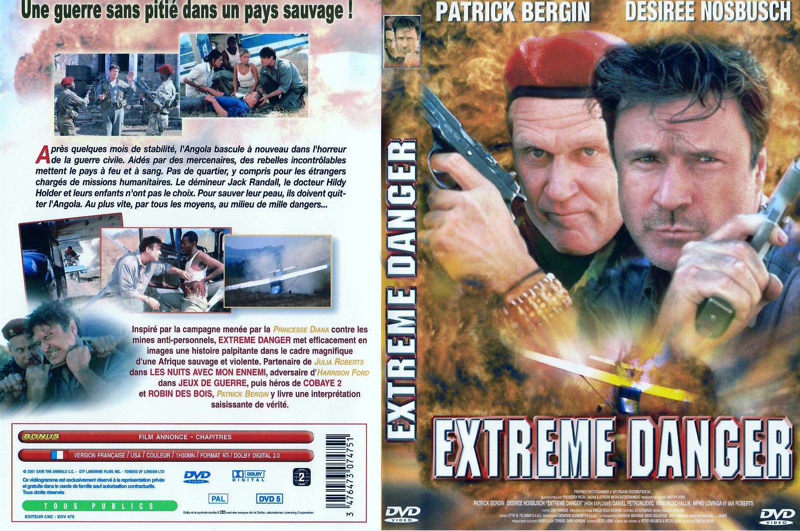 Jaquette DVD Extreme danger