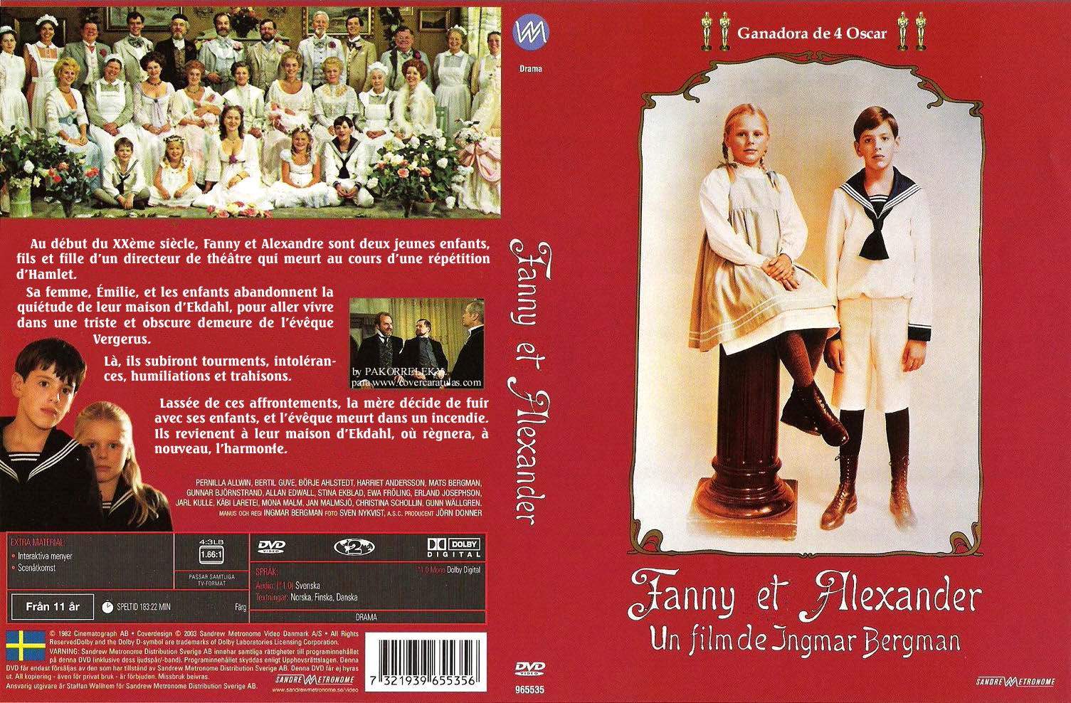 Jaquette DVD Fanny et Alexander