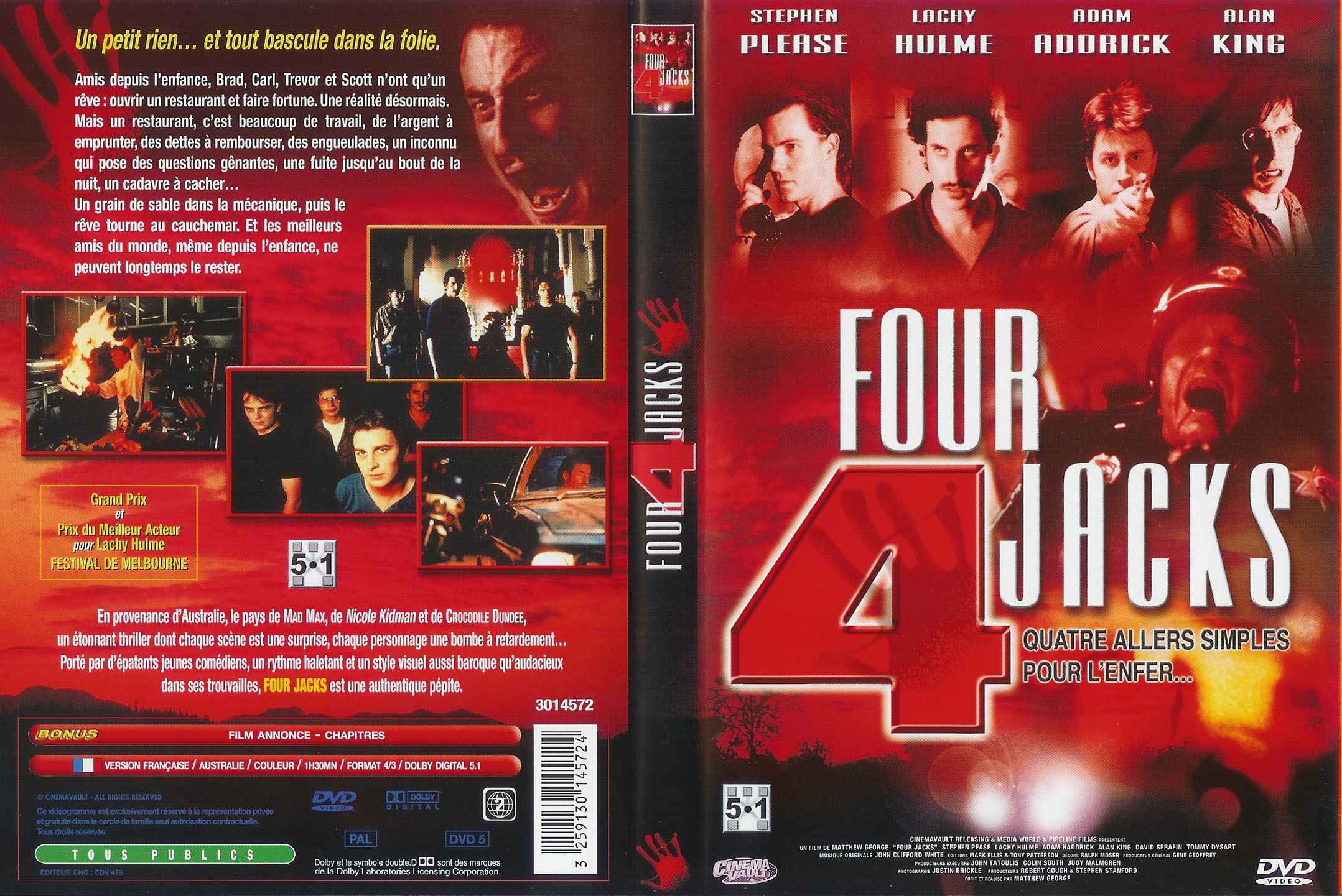 Jaquette DVD Four jacks