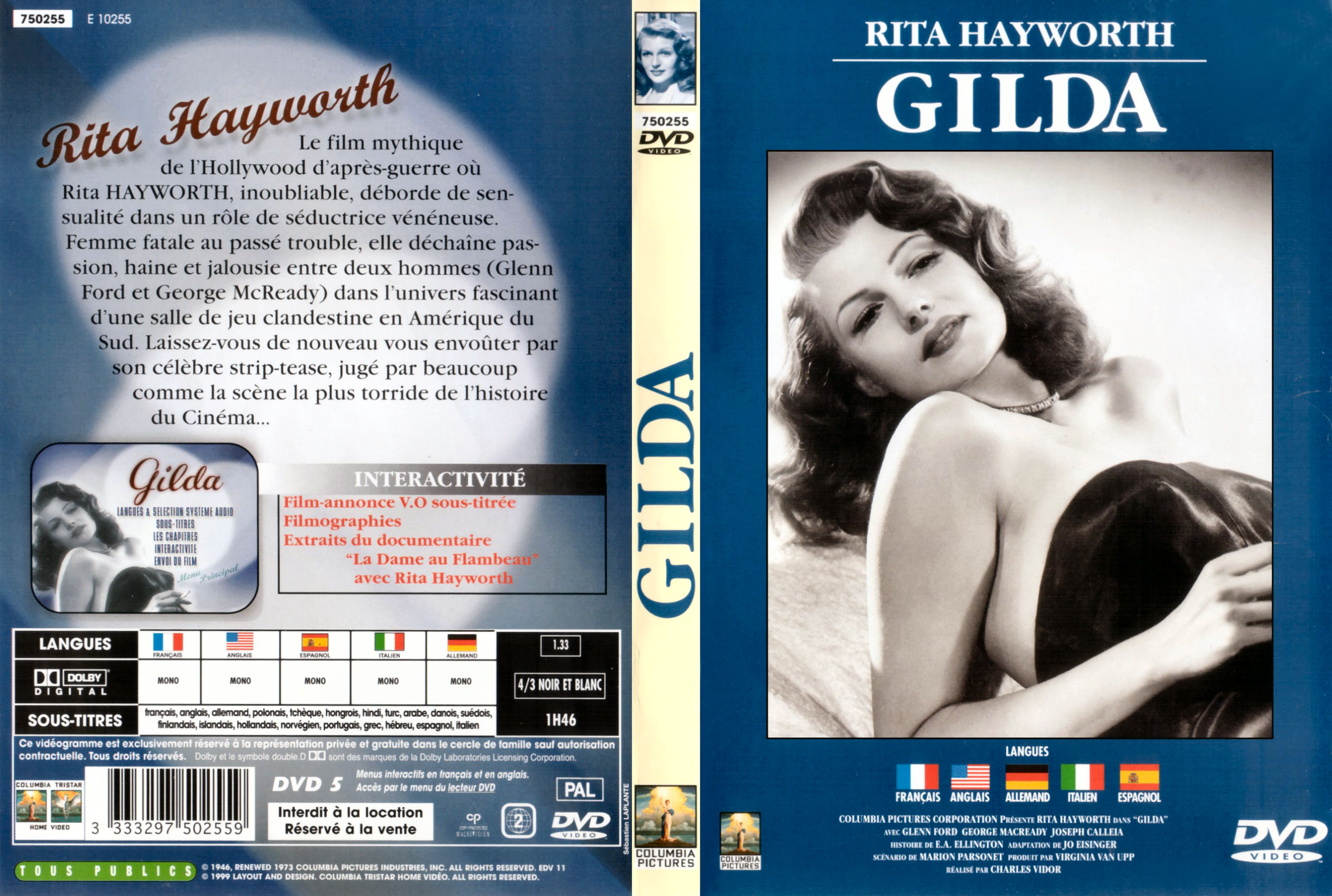 Jaquette DVD Gilda