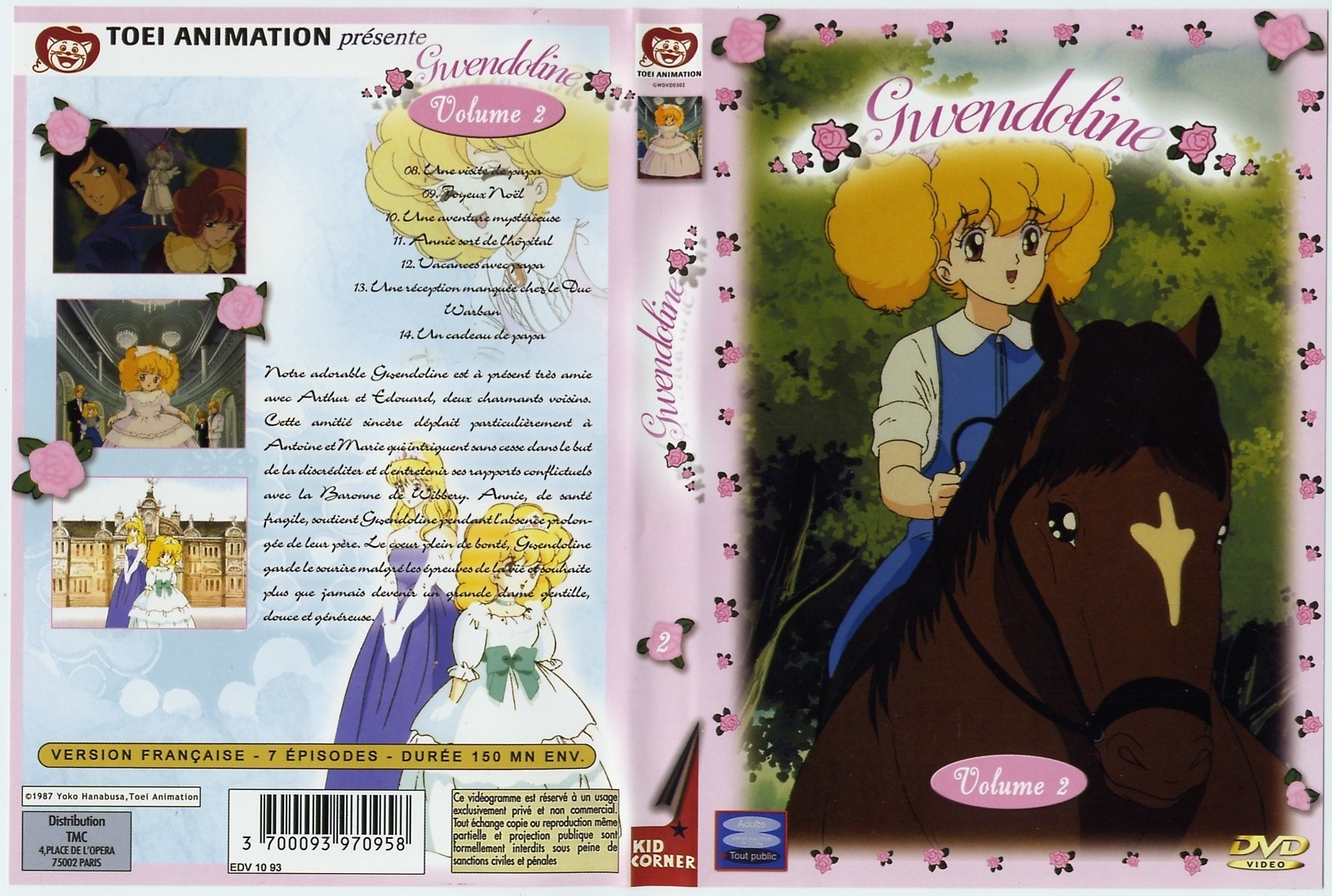 Jaquette DVD Gwendoline vol 2