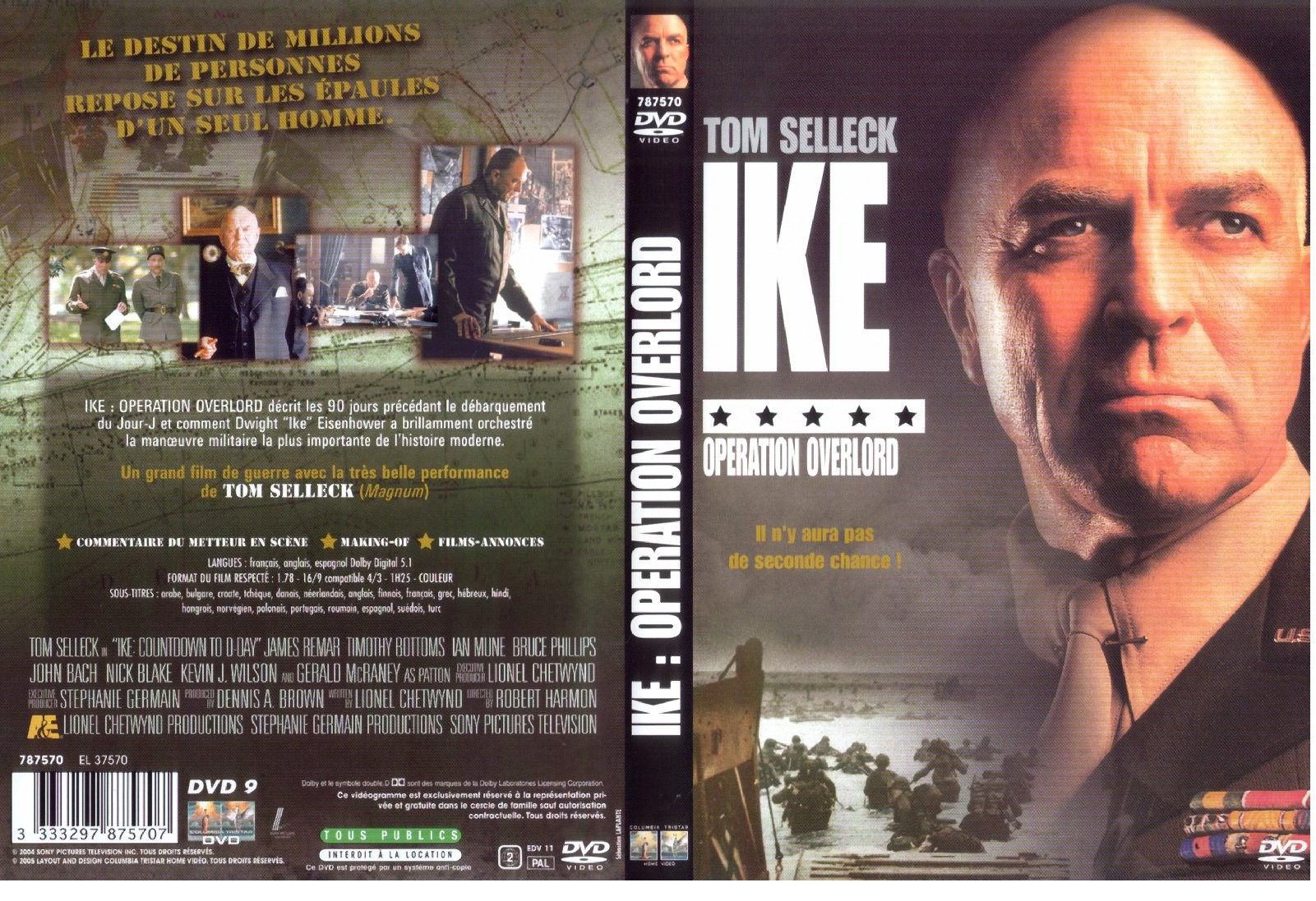 Jaquette DVD Ike Operation Overlord