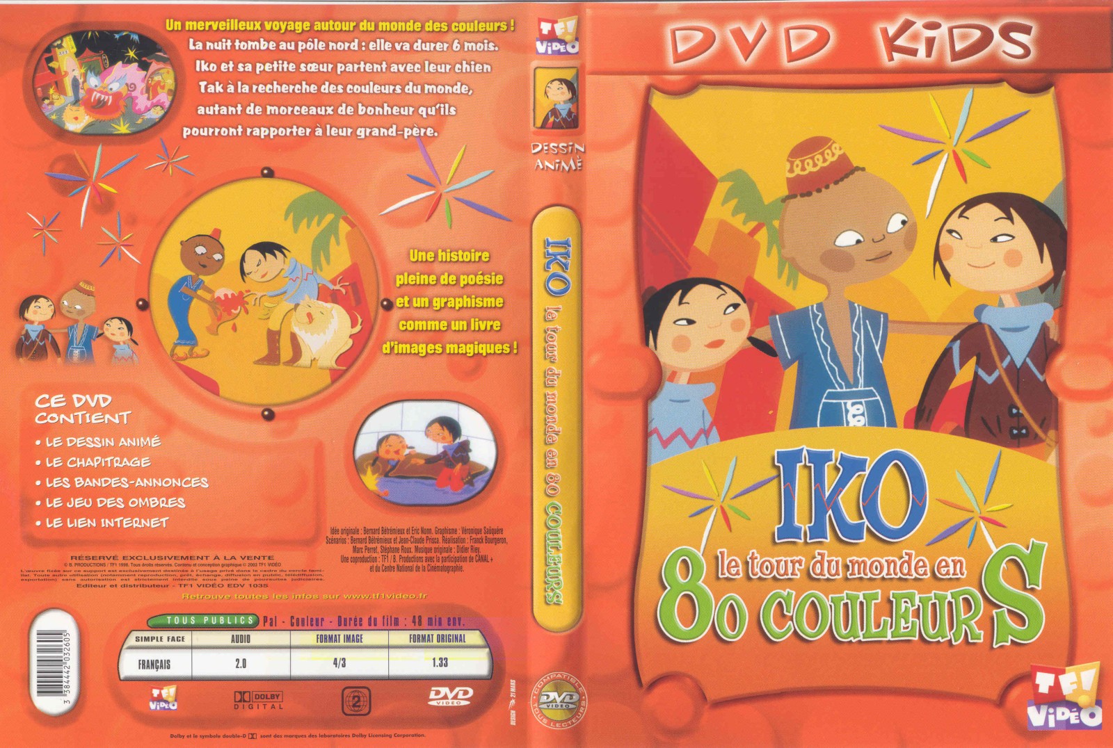 Jaquette DVD Iko le tout du monde en 80 couleurs