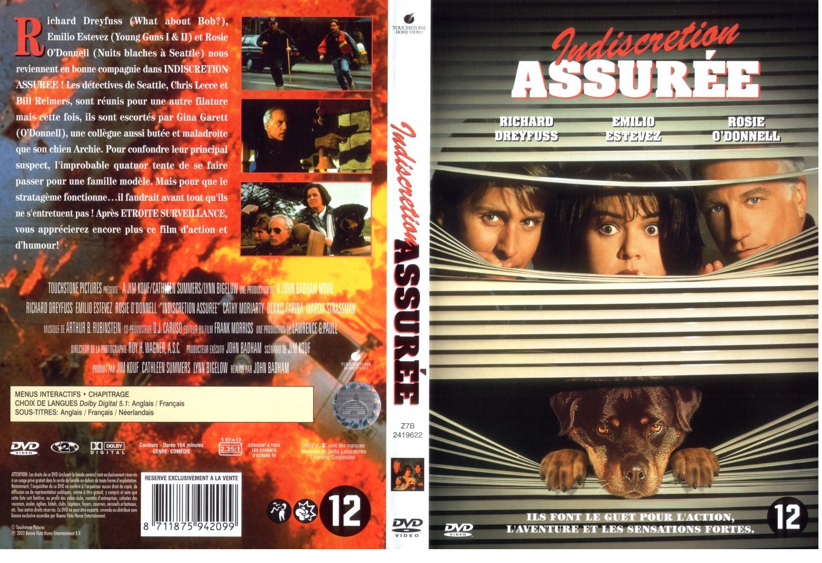 Jaquette DVD Indiscrtion assure