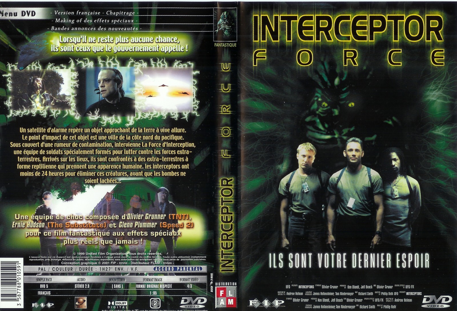 Jaquette DVD Interceptor Force